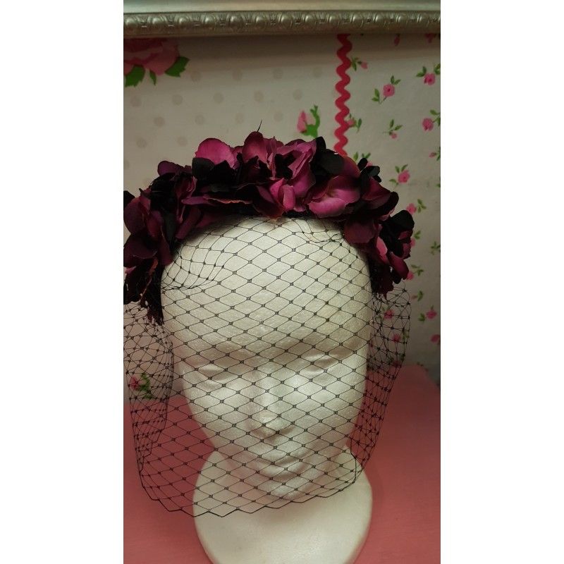 DIADEMA DE FLORES PRESERVADAS